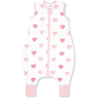 Immagine di Mama Cheetah sacco nanna con piedi 2T, 1,0 TOG in cotone biologico copertine indossabili gambe, a pelo per camminatori, Early Walker M