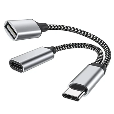 Immagine di USB C OTG adattatore telefonico Porta di ricarica con PD da 18W compatibile per Samsung Galaxy S20+ Switch Google Chromecast TV 2020 Pi KVM stampante 3D Pixel4 XL