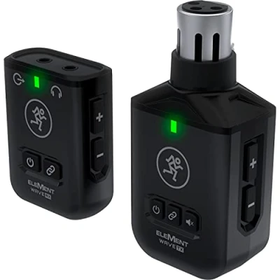 Immagine di Mackie EM Wave XLR a clip Lavalier Kit Microfono senza fili Tipo di trasmissione (dettaglio):Senza (radio) TRS (jack da 3,5 mm), TRRS