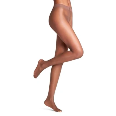 Immagine di FALKE Lunelle 8 DEN W Ti ultra trasparenti velati tinta unita 1 pezzo, Collant Donna, Marrone Espresso 5188, S M