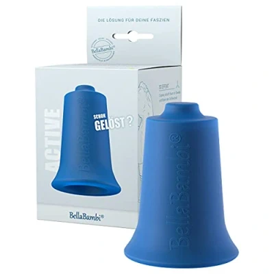 Immagine di BellaBambi® Maxi solo, coppetta per fasce e punti trigger perfetti aree del corpo più grandi, in caso di tensione schiena cosce, prodotto Germania, intensità attiva, blu segnaletico