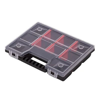 Immagine di Mivos scatola di assortimento da 8&quot; per accessori e piccole parti, con 11 scomparti la conservazione, piccola 195 x 155 35 mm, Made in EU