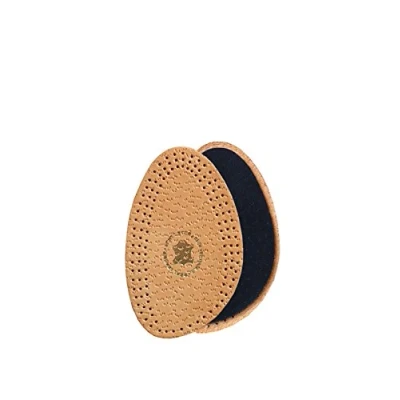 Immagine di Mezze solette Kaps Halfix Comoda Pelle Marrone Chiaro e Lattice Cuscinetti per i Piedi, Previene Sfregamenti, Vesciche Bruciori Beige Nero (37 38 EUR Beige)