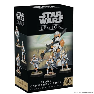 Immagine di Star Wars Legion Clone Commander Cody Expansion,Gioco di battaglia a due giocatori,Gioco miniature,Tempo gioco medio 3 ore,Realizzato da Atomic Mass Games