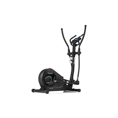 Immagine di ZIPRO cyclette Ellittica HEAT WM, cross trainer, con monitor LCD, resistenza magnetica regolabile, Sensore di pulsazioni, app iConsole + Kinomap, USB, Bluetooth, 150kg