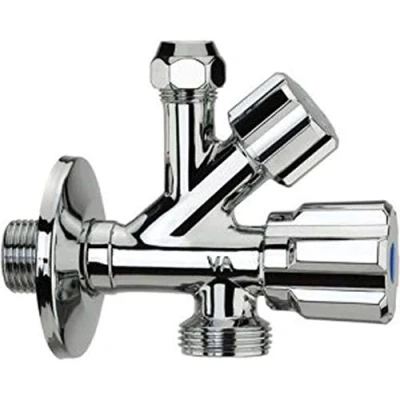 Immagine di Albertone RUBINETTO COMBINATO SOTTOLAVABO LAVATRICE 1/2 x 3/4
