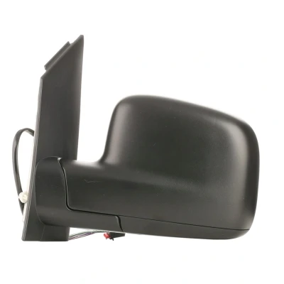 Immagine di specchio retrovisore esterno Tyc 337 0132 Sx nero asferico, termico, per regolazione elettrica VOLKSWAGEN: CADDY 3, 4 Kasten