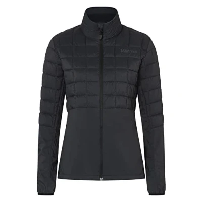 Immagine di Marmot Wm&#039;s Echo Featherless Hybrid, Escursioni isolata, Funzionale Impermeabile, Imbottita, Giacca Outdoor Antivento Donna, Black, XL