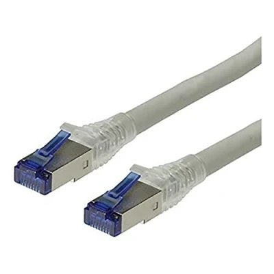 Immagine di Roline 21.15.0878 RJ45 cavo di rete, patch CAT 6A S/FTP 70.00 m Grigio doppia schermatura, Privo alogeni, Ritardante fiamma 1 pz.