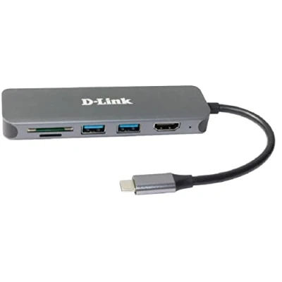 Immagine di D Link DUB 2327 6 Porte USB C® (USB 3.1) Multiport Hub Antracite