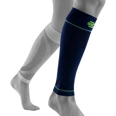 Immagine di Bauerfeind Maniche Compressione Gamba Inferiore Tg. S X Long Blu Unisex per Sportivi Comfort e Supporto Ottimali