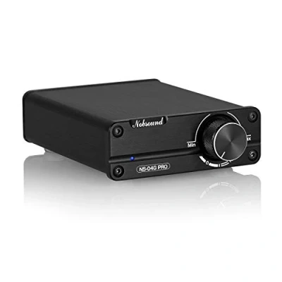 Immagine di Nobsound, amplificatore stereo digitale, HiFi, Mini Dual TPA3116, elevata qualità audio, canale 2.0, 100 W x 2, con preamplificatore NE5532P, colore nero