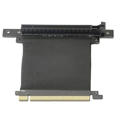 Immagine di PCI E 16X Riser Card, Express 3.0 Cavo di prolunga 90 gradi ad alta velocità Card 70 mm