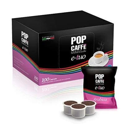 Immagine di 100 CAPSULE E TUO COMPATIBILI FIOR FIORE, LUI ESPRESSO MISCELA 3 ARABICO POP