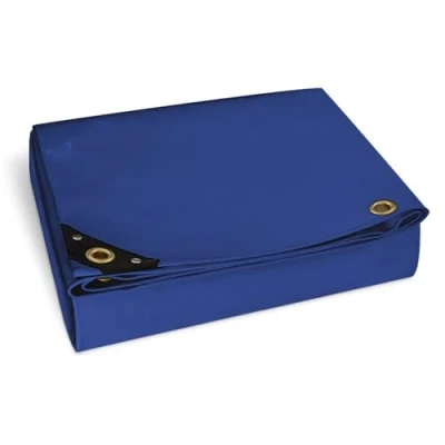 Immagine di NEMAXX® Telone di copertura premium impermeabile [400x500cm]Telo camion resistente ai raggi UV [450 g/m²] con occhielli,telo in PVC per giardino,tetto &amp; cantiereCopertura invernale Blu 20m²