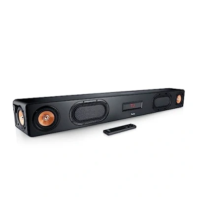 Immagine di Teufel Cinebar Ultima, Soundbar Bluetooth Potente con Subwoofer Integrato, Nera