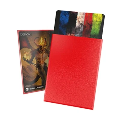 Immagine di Ultimate Guard Buste per carte Cortex, 100 custodie TCG di dimensioni standard, 66 x 91 mm, retro blu, finitura opaca, senza PVC e acidi, alta trasparenza