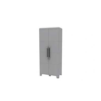 Immagine di Terry, Transforming Modular 4, Armadio Multifunzionale Alto, da Esterno Interno, Due Ante. Materiale: Plastica, Dimensioni: 78x43,6x184,40 cm