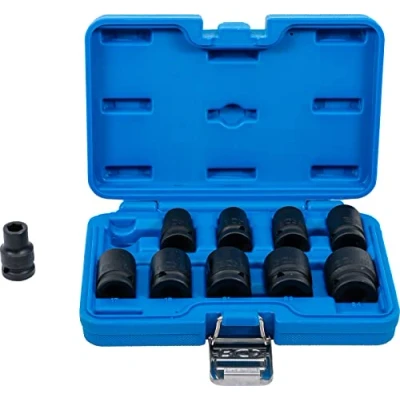 Immagine di Juego de llaves vaso impacto hexagonal entrada 12,5 mm (1/2&quot;) 10 24 piezas