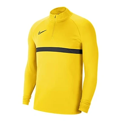 Immagine di Nike Performance Academy 21 Drill Maglietta a manica lunga, Uomo, Taglia: Small, Tour yellow