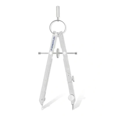 Immagine di Staedtler Mars Comfort Compasso Scuola Media Elementare e Superiore, Include Astuccio Tubetto Mine Compasso, Ideale per Cancelleria Cartoleria Materiale Scolastico Cose la