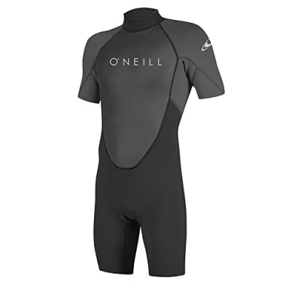 Immagine di O&#039;Neill Wetsuits Reactor 2 Molla con Cerniera Posteriore da mm, Muta Uomo, Nero/Grafite, L