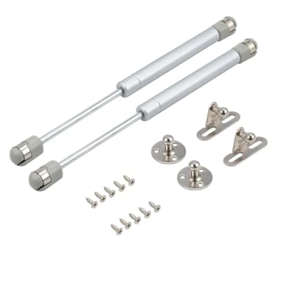 Immagine di Bohaner Puntoni a gas 150N, 2 pezzi, cerniere molla sollevabili per ante di armadietti, supporto barra della cucina, pressione 200 N (argento 150 N)