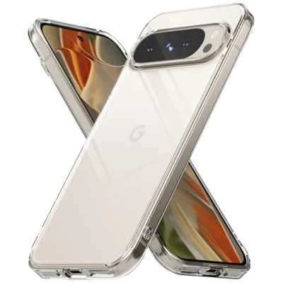 Immagine di Ringke Fusion Compatibile con Cover Pixel 9 Pro XL, Calza Perfetta, Custodia Trasparente e Antiurto Protettiva Robusta Ottima Grip Clear