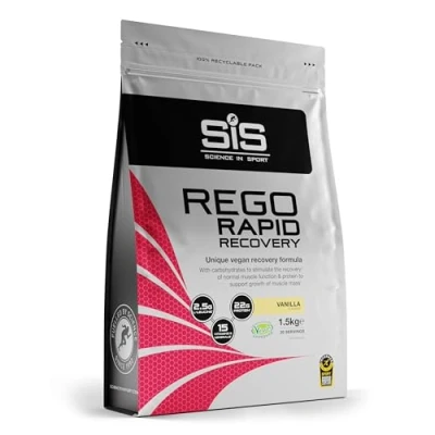 Immagine di Science in Sport Rego Rapid Recovery Polvere 1,5kg Cioccolato per Bevande di Recupero con Carboidrati, Proteine, Elettroliti, Vitamine e Minerali, Supporta un allenamento efficace
