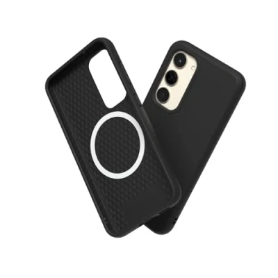 Immagine di RhinoShield SolidSuit Case Compatible with Magsafe for [Galaxy S23] Shock Absorbent Slim Design Protective Cover Premium Matte Finish 3.5M / 11ft Drop Protection Classic Black