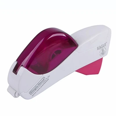 Immagine di Eagle Distributore automatico di nastro e pistola per adesivo gratuito 1/2&quot; (12 mm) 3/4&quot; (19 Ideale nastrare regali, pacchetti, album ritagli buste (bianco)