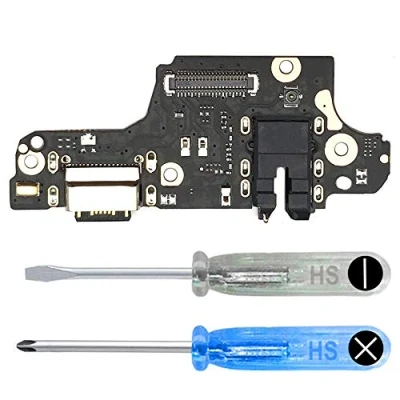 Immagine di MMOBIEL Connettore Dock Compatibile con Xiaomi Note 9 PRO/Note 9S Presa di Ricarica USB C Audio Jack/Microfono/Antenna Ricambio incl. Cacciaviti