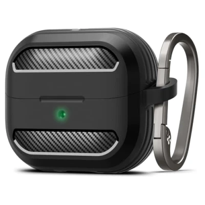 Immagine di Spigen Cover Rugged Armor Compatibile con Samsung Galaxy Buds 3 Pro Nero Opaco