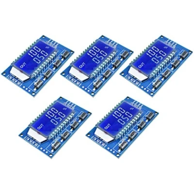 Immagine di TECNOIOT 5 pz 1Hz 150KHz 3.3V 30V Generatore di Segnale PWM Frequenza Impulso Duty Cycle LCD
