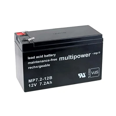 Immagine di akku net Batteria al Piombo (multipower) MP7,2 12B VDS, 12V, Lead Acid