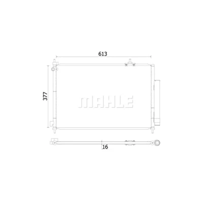 Immagine di MAHLE ORIGINAL AC 927 000S Condensatore con essiccatore 613 HONDA: CR V 2