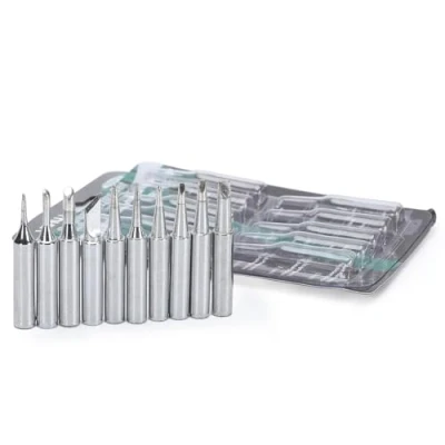 Immagine di YIHUA # 1200 Set di punte per saldatore 10PCS(900M T 1C, 2C, 3C, 1.2D, 1.6D, 2.4D, 3.2D, I, B, K) Tipo a lunga durata Adatto saldatura 900M certificate senza piombo e WEP SGS