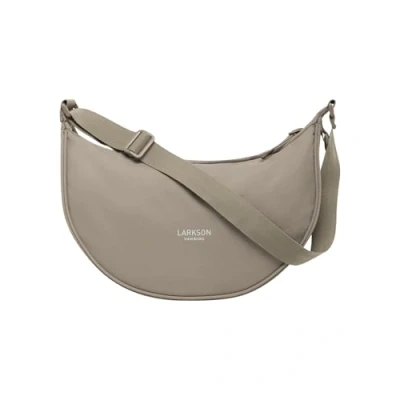 Immagine di LARKSON Borsa a Tracolla Donna Grigio Solveig Medium Borsetta Mezzaluna Borse Spalla Piccola Elegante e Casual Regolabile Marsupio alla Moda Impermeabile