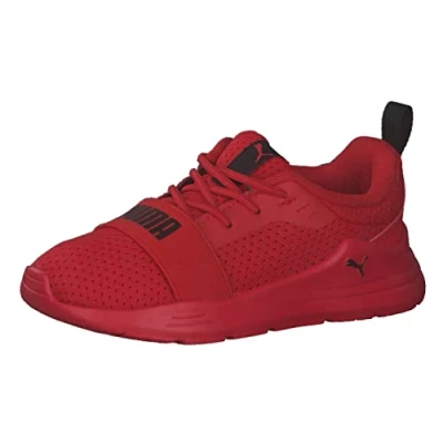 Immagine di Puma Wired RUN Unisex Scarpe running neutre per bambini, Taglia: 24, Red Sintetico / tessuto