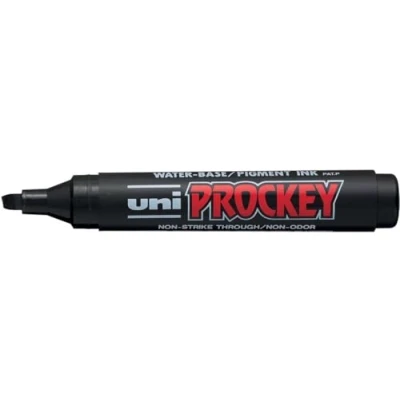 Immagine di MARCATORE UNI PROCKEY M126 NERO P.SCALPELLO [M126N]