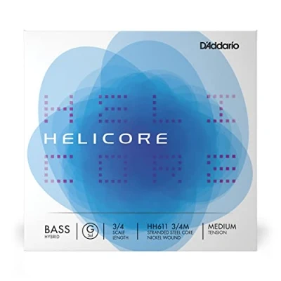 Immagine di Corda singola SOL D&#039;Addario Helicore Hybrid per contrabbasso, scala 3/4, tensione media