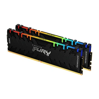 Immagine di Kingston FURY Renegade RGB Kit memoria PC DDR4 16 GB 2 x 8 3000 MHz 288pin DIMM CL15 KF430C15RBAK2/16
