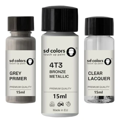 Immagine di SD COLORS BRONZE METALLICO 4T3 Vernice per ritocchi da 15 ML, colore: bronzo metallizzato