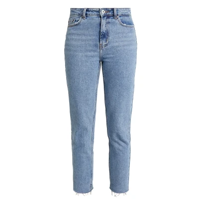 Immagine di ONLY Onlemily RAW MAE Jeans a sigaretta, Donna, Taglia: 26x32, Light blue denim