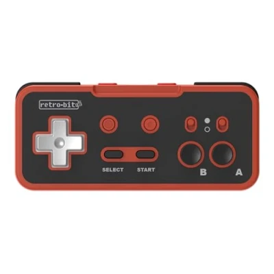 Immagine di Retro Bit Origin8 2.4 GHz Wireless Controller For Nintendo Switch &amp; NES USB receivers included Red Black