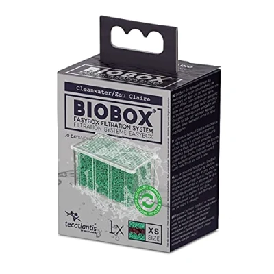 Immagine di Tecatlantis Easybox Cartuccia filtrante per Acqua Pulita filtri Mini Biobox 1 e 2/Biobox 0, XS