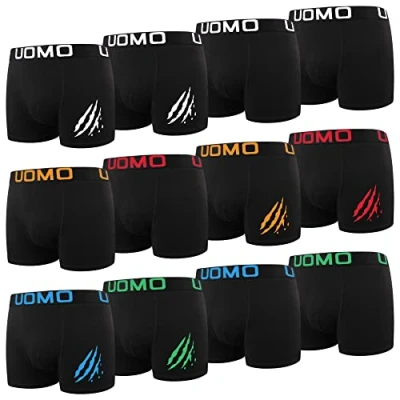 Immagine di L&amp;K Boxer Uomo Set in Diversi Colori, Premium Stretch 1119A, Pacco da 12 4XL