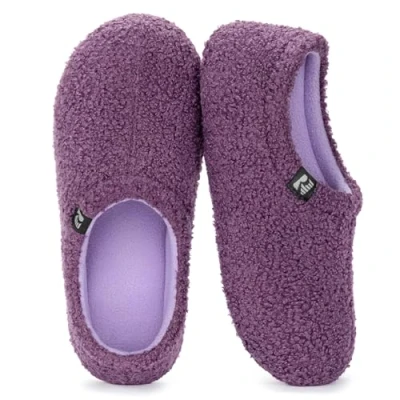 Immagine di RockDove Pantofola da Donna in Pile Teddy con Schiena Chiusa per Interni, 39.5 EU, Viola