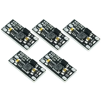 Immagine di TECNOIOT 5 pz Mini DC Boost Step Up Modulo Scheda Convertitore Uscita da 3,7 V a 8 9 12