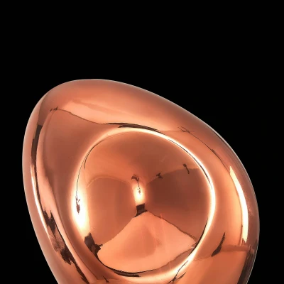 Immagine di Lampada da Parete Moderna, Design Originale, in Vetro, color Rame, 1 Luce, Asimmetrica, Lucida, per x E14 (40W) non incl.